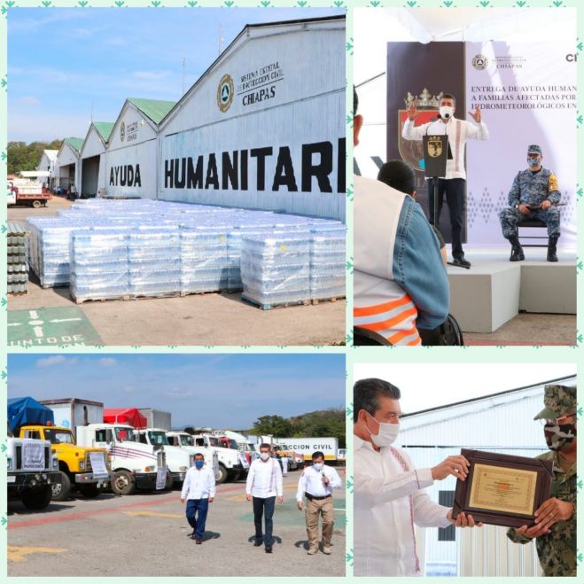 RECONOCE RUTILIO ESCAND&Oacute;N RESPALDO DE AMLO PARA APOYAR A POBLACI&Oacute;N DAMNIFICADA DE CHIAPAS