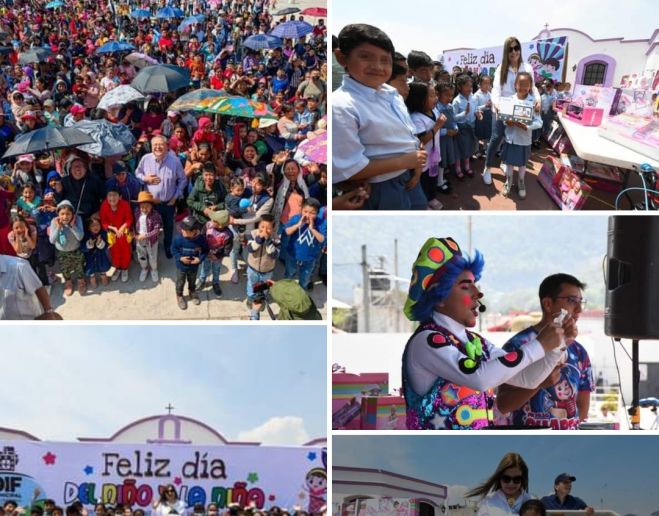 Presidente Municipal hizo un llamado a los niños y las niñas a soñar, pero sobre todo estudiar mucho para poder hacer realidad lo que anhelan.