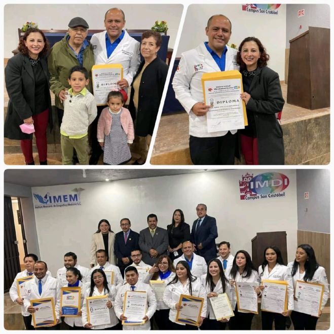 GRADUACIÓN DEL DIPLOMADO EN ULTRASONIDO DIAGNÓSTICO POR IMAGEN GENERACIÓN  2021-2022 EN SAN CRISTÓBAL DE LAS CASAS