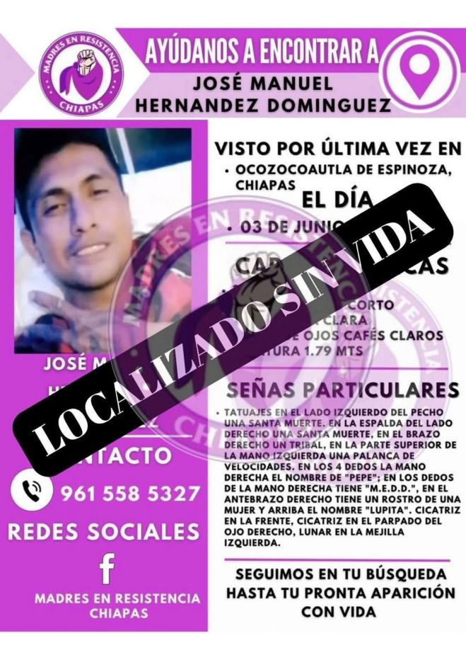 COMUNICADO DE LA COLECTIVA MADRES EN RESISTENCIA CHIAPAS
