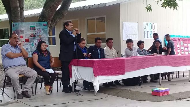 Realizan foro de derechos y embarazo adolescente en Chenalh&oacute;