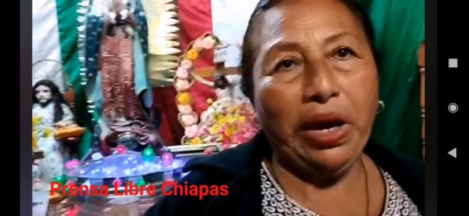 Veneran a virgen de Guadalupe que apareci&oacute; en un vaso en San Crist&oacute;bal de Las Casas
