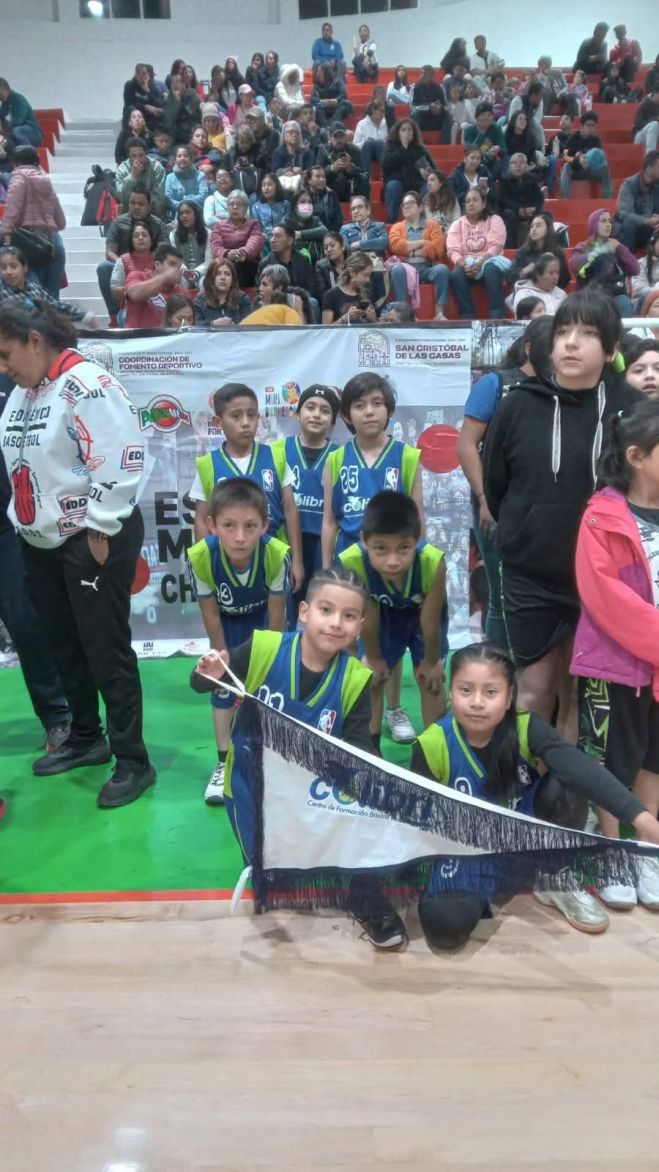 EXITOSA DEMOSTRACI&Oacute;N DE MINI BASQUETBOL INFANTIL EN SAN CRIST&Oacute;BAL DE LAS CASAS, CHIAPAS 2025