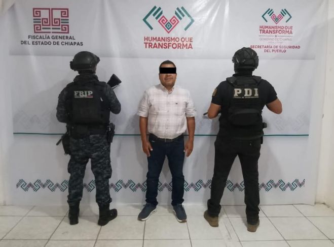 FGE y SSP ejecutan orden de aprehensi&oacute;n de una persona por presunto il&iacute;cito cometido en Acapetahua