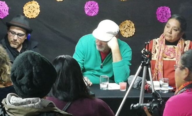 Realizan conversatorio contra la militarización en territorio zapatista