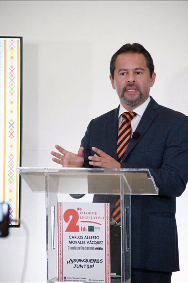 MORALES VÁZQUEZ PRESENTA 2º INFORME LEGISLATIVO