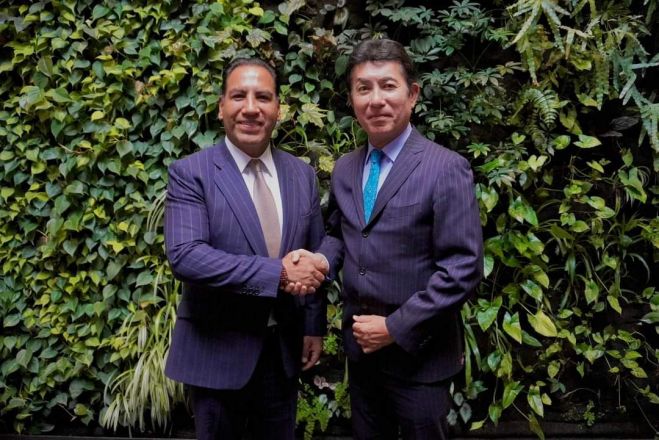 Eduardo Ram&iacute;rez se re&uacute;ne con Embajador de Jap&oacute;n en M&eacute;xico