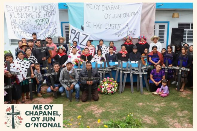 Las Abejas de Acteal lanzan campaña para exigir justicia a casi 29 años de la masacre