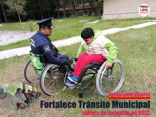 Fortalece Tr&aacute;nsito Municipal cultura de inclusi&oacute;n en SCLC