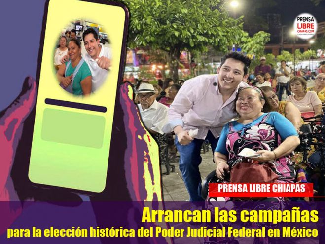 Arrancan las campañas para la histórica elección del Poder Judicial Federal en México