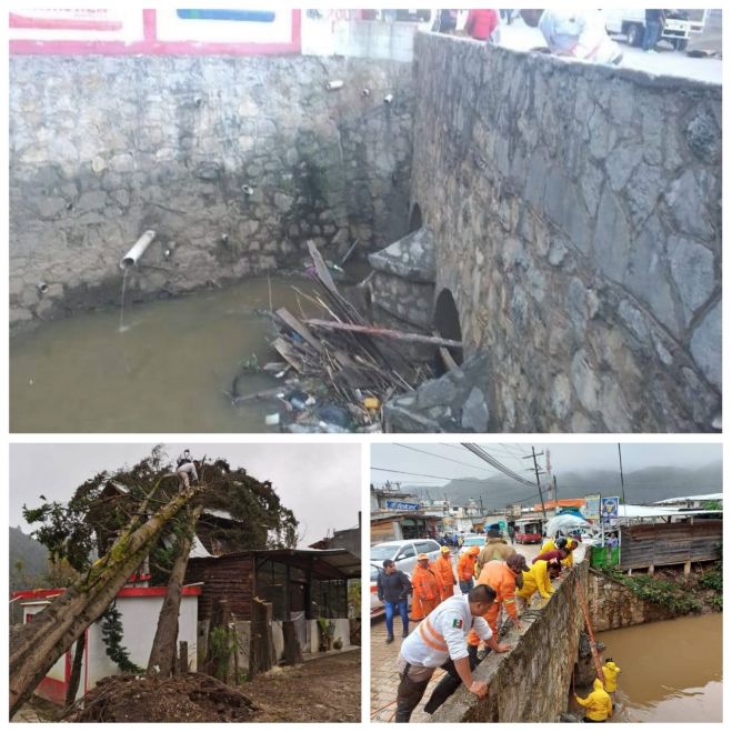 MONITOREAN NIVELES DE RÍOS EN SAN CRISTÓBAL DE LAS CASAS