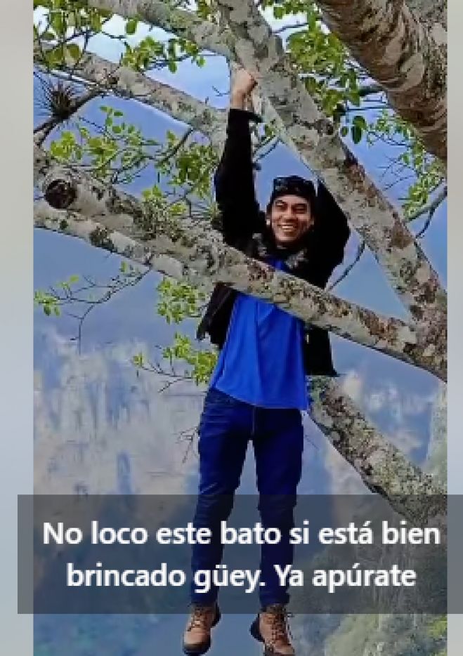 &ldquo;Vivan intensamente&rdquo;: joven arriesga su vida en mirador del Ca&ntilde;&oacute;n del Sumidero para ganar likes