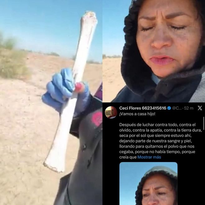 Madre buscadora Ceci Flores anuncia que localizó los restos de su hijo 
