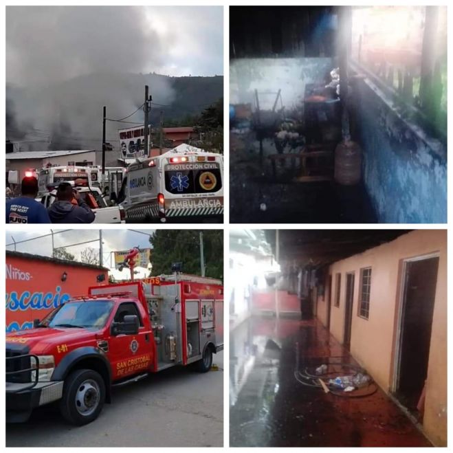 INCENDIO MOVILIZA A CUERPOS DE EMERGENCIA EN SAN CRISTÓBAL