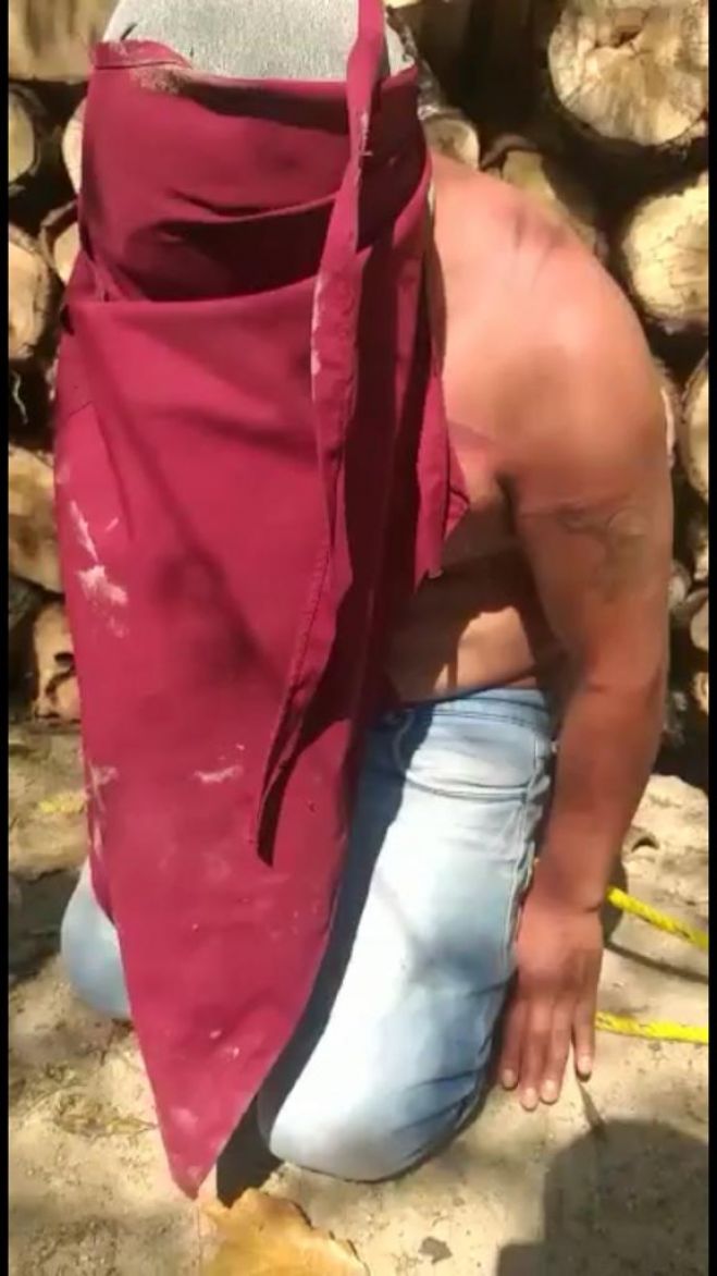 Tremenda golpiza le dan a presunto ladrón en Teopisca