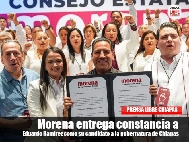 *Fue elegido como el candidato al gobierno chiapaneco de la coalición Sigamos Haciendo Historia en Chiapas rumbo al proceso electoral 2024.
