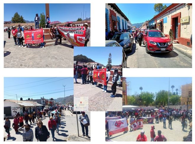 MARCHAN PARA PEDIR JUSTICIA POR UN LÍDER ASESINADO