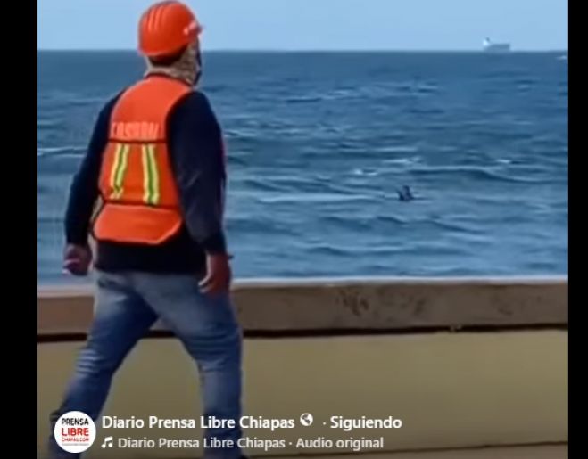 Tragedia en Coatzacoalcos: estudiante pierde la vida tras ingresar al mar sin autorizaci&oacute;n