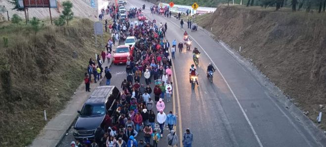 Marcha por la Paz en San Cristóbal 