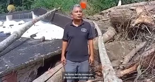 Director pide apoyo: escuela telesecundaria queda sepultada por alud en Mapastepec