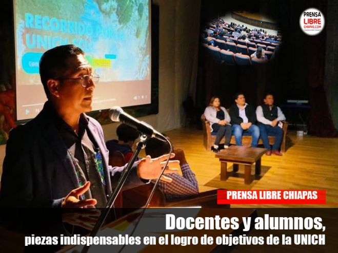 Docentes y alumnos, piezas indispensables en el logro de objetivos de la UNICH