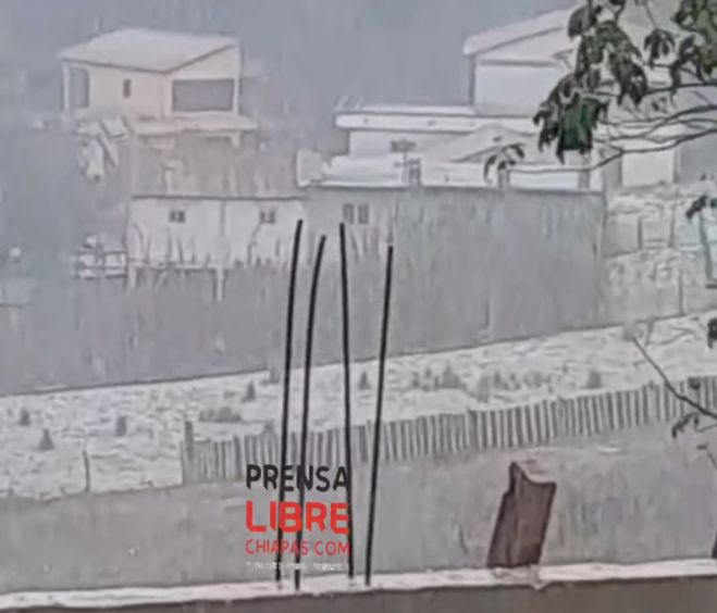 Granizada y tornado sorprenden a la regi&oacute;n Altos en plena temporada de fr&iacute;o
