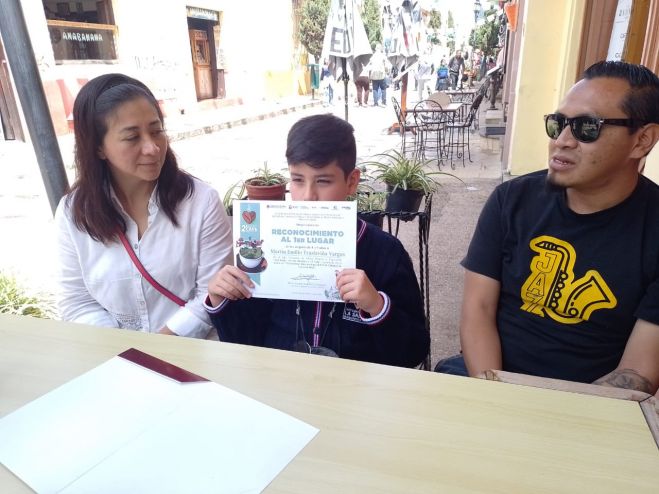 Alumno de la Casa de la Cultura obtiene primer lugar en dibujo 