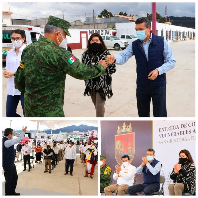 ENCABEZA RUTILIO ESCANDÓN ARRANQUE DE ENTREGA DE AYUDA HUMANITARIA ANTE LA TEMPORADA INVERNAL