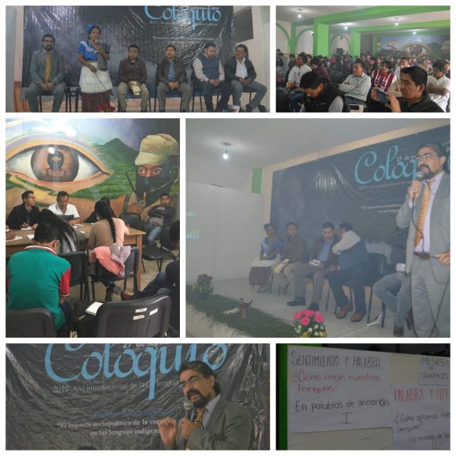 Coloquio "El impacto sociopol&iacute;tico de la creaci&oacute;n art&iacute;stica en las lenguas ind&iacute;genas