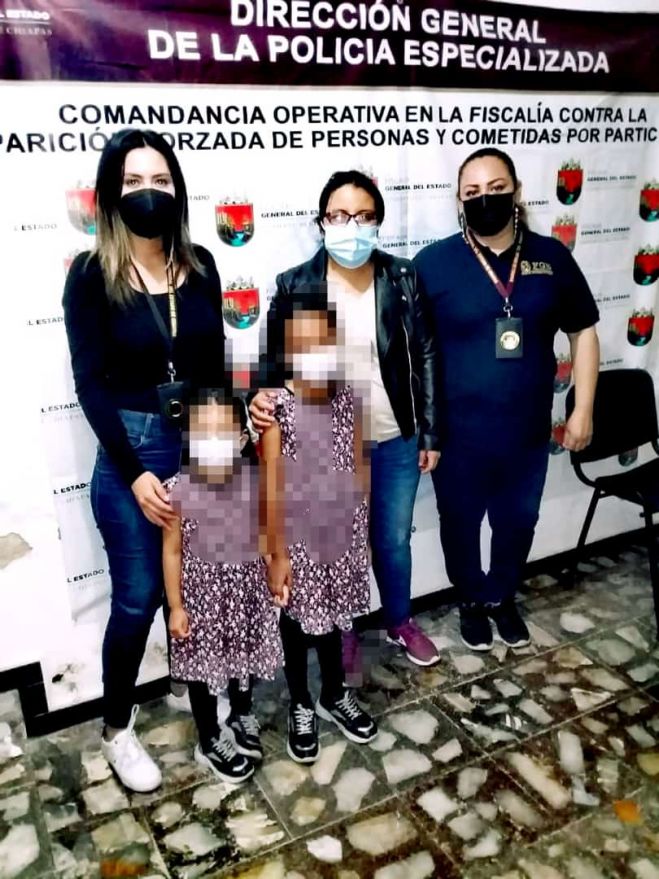 FGE logra localizar a dos menores de edad, sustra&iacute;das en Las Margaritas