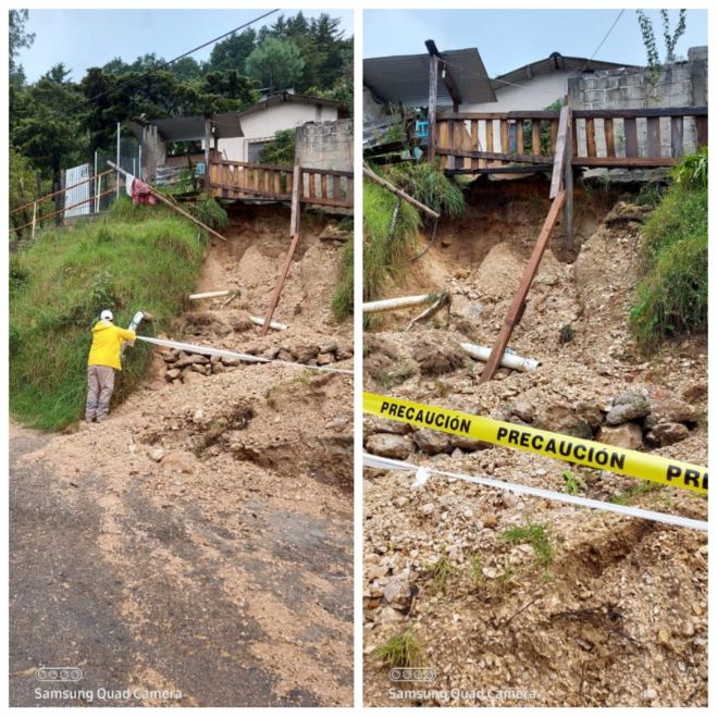 A PUNTO DE COLAPSAR VIVIENDA EN SAN CRIST&Oacute;BAL