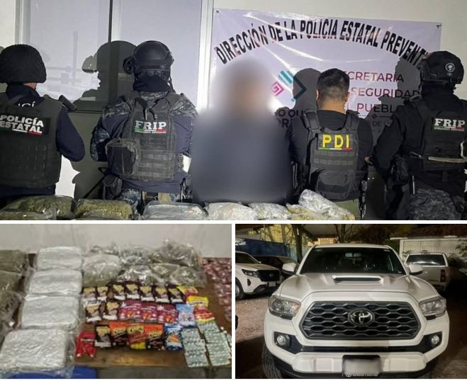 Detienen a menor con narcóticos y vehículo en tramo San Cristóbal-Teopisca