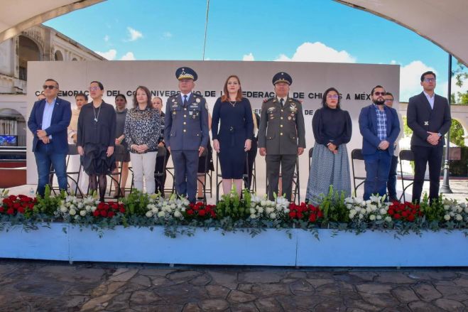 San Crist&oacute;bal conmemora el 201 aniversario de la Federaci&oacute;n de Chiapas a M&eacute;xico