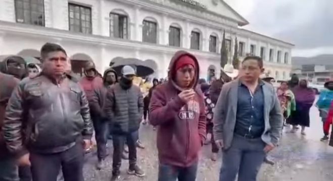 Protestan evangélicos en San Cristóbal tras agresión en Chanal