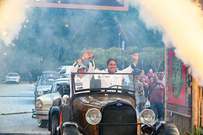Eduardo Ramírez supervisa avances en la construcción de la carretera Ocosingo-Palenque “La Ruta de las Culturas Mayas”