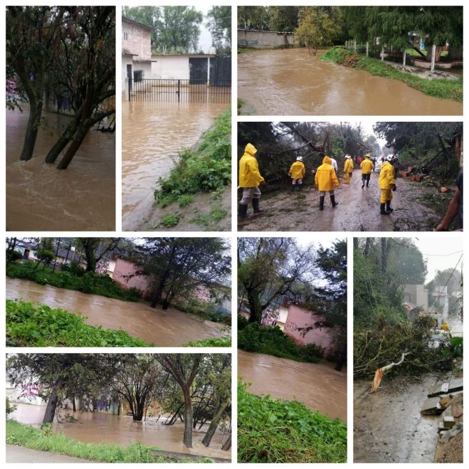 RÍOS Y ARROYOS DE SAN CRISTÓBAL A PUNTO DE DESBORDARSE