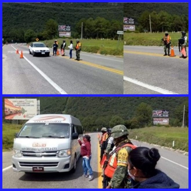 INSTALAN FILTRO SANITARIO EN LA CARRETERA DE CUOTA SC-TUXTLA