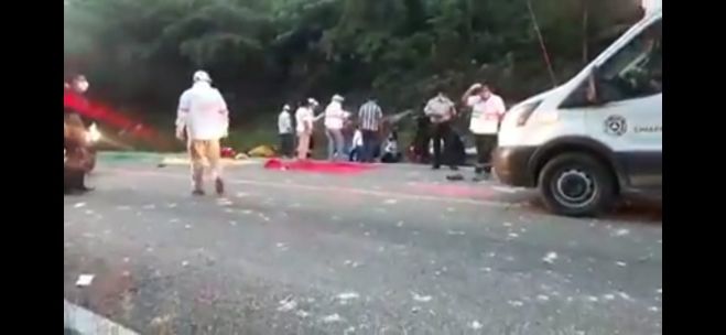 INICIA FGE CARPETA DE INVESTIGACIÓN POR HECHO DE TRÁNSITO OCURRIDO EN TRAMO CARRETERO LA TRINITARIA-FRONTERA COMALAPA