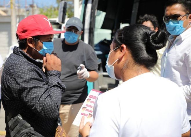 Retornan a Chiapas y Tabasco personas que se quedaron sin trabajo