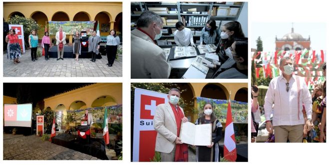 Celebra Embajador Eric Mayoraz a Gertrude Duby en San Cristóbal 