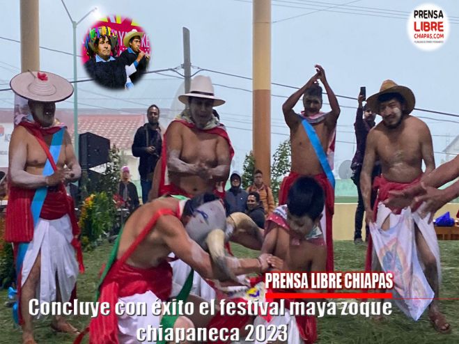 Concluye con &eacute;xito el festival maya zoque Chiapaneca 2023
