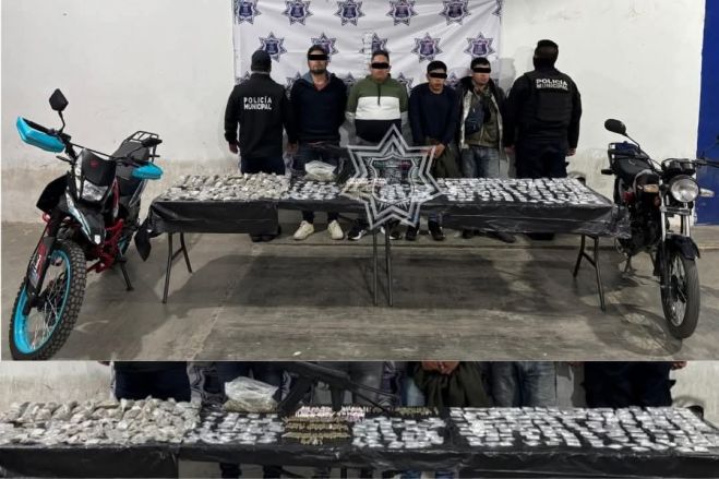 Detienen a cinco personas en San Cristóbal por delitos relacionados con el narcomenudeo