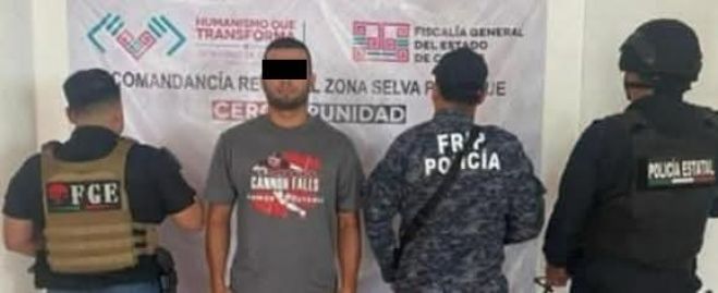 FGE ejecuta orden de aprehensi&oacute;n en la zona Selva