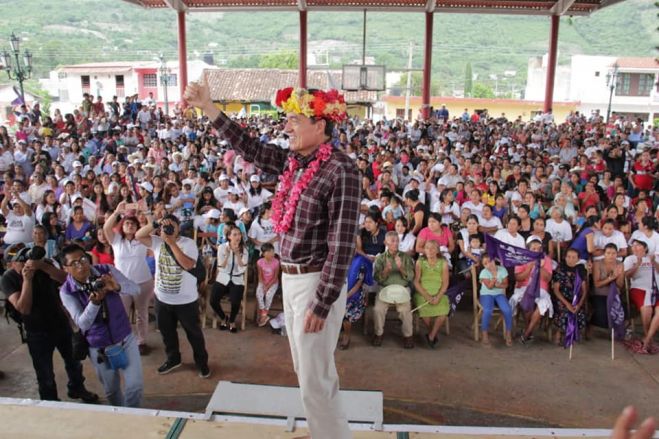 Desde Soyaló, llama Rutilio  a no caer en la guerra sucia