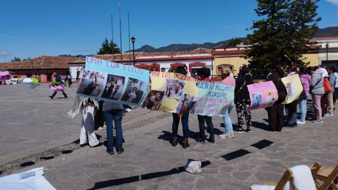 Cat&oacute;licos oran por las ni&ntilde;as y ni&ntilde;os del mundo en San Crist&oacute;bal de Las Casas 