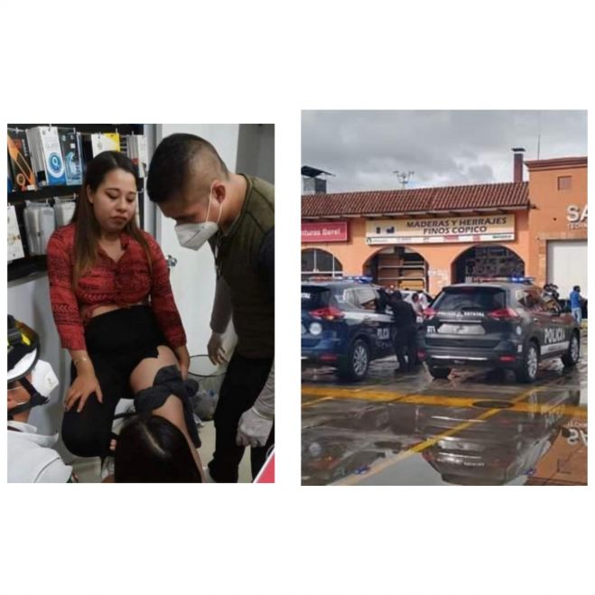 SUJETO DISPARA A QUEMA ROPA A UNA MUJER