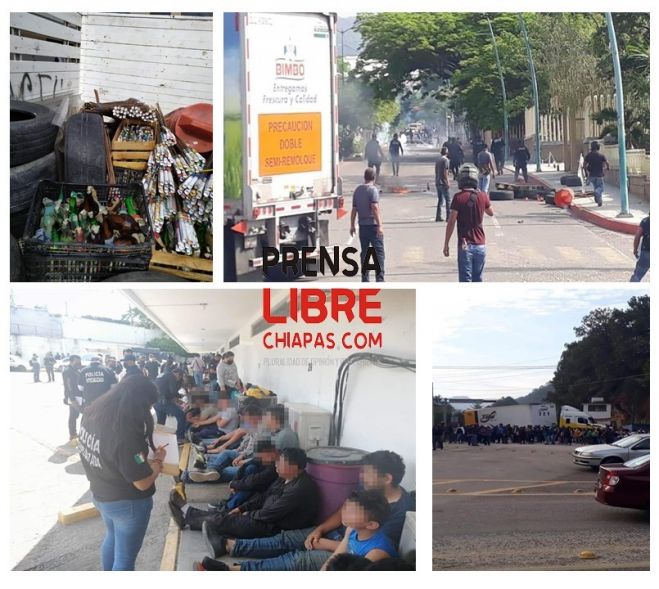 FGE investigará a normalistas detenidos durante manifestaciones violentas