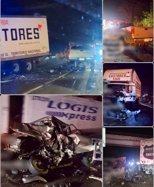 Tr&aacute;gico choque frontal en la autopista Las Choapas&ndash;Ocozocoautla deja v&iacute;ctimas fatales