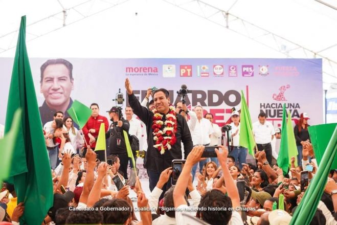 En el marco de su campaña electoral anunció el primer Museo de Alfarería en Chiapas.