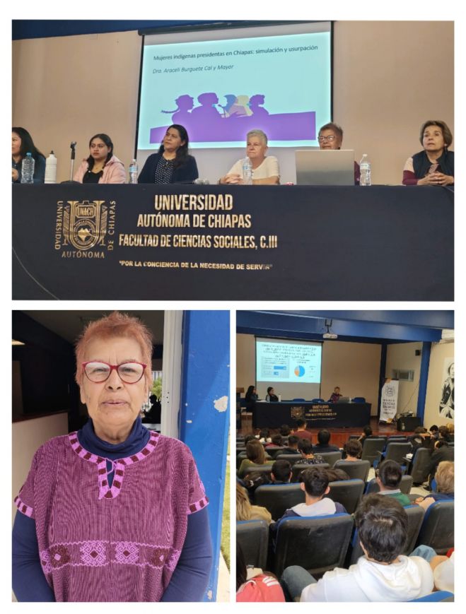 Realizan conferencia "Mujeres ind&iacute;genas presidentas en Chiapas: simulaci&oacute;n y usurpaci&oacute;n"